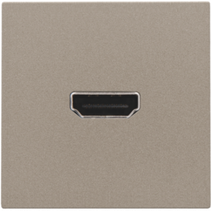 Afwerkset HDMI Schroef Bronze 123-69416