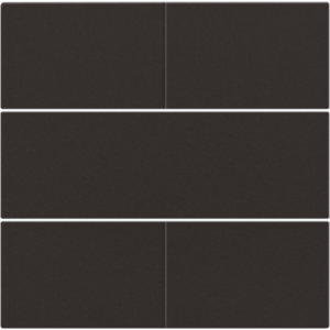Afwerkingsset 4-voudige drukknop 24V Dark Brown 124-40050