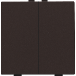 Home Control Tweevoudige Drukknop Dark Brown 124-51002