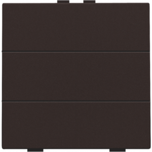 Home Control Zesvoudige Drukknop Dark Brown 124-51006