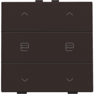 Home Control Tweevoudige Motorbediening Dark Brown 124-51036
