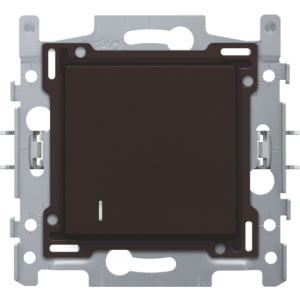 Hotelschakelaar set Dark Brown 124-61900