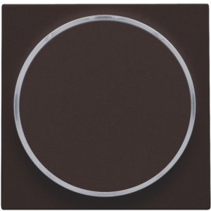 Drukknop set zonder symbool Dark Brown 124-64006