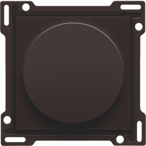 Afwerkingsset 1-0-2 Draaischakelaar Motor Dark Brown 124-65938