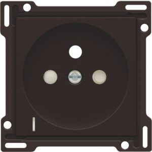 Centraalplaat Spanningsaanduiding 28,5mm Dark Brown 124-66607