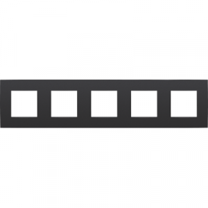Afdekplaat Matt Black 130-76005
