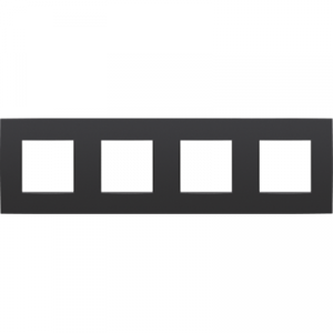 Afdekplaat Matt Black 130-76400