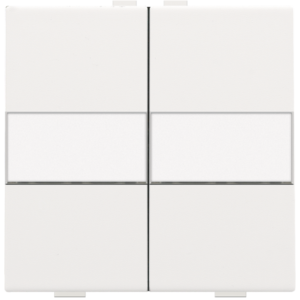 Toets 2X RF / Bus Tekst White Coated 154-00012