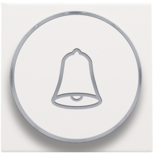 Drukknop set 'Bel' White Coated 154-64007