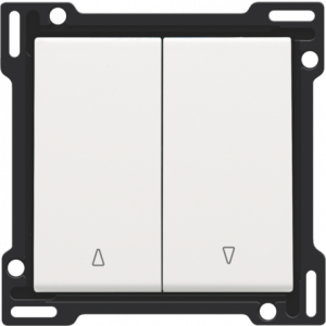 Knoppen Tweevoudige Rolluikschakelaar White Coated 154-65914
