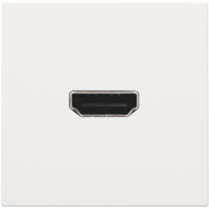 Afwerking HDMI-HDMI White Coated 154-69417