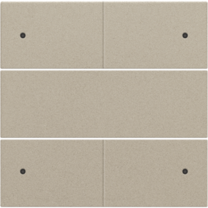 Set 4-voudige drukknop 24V + LED Champagne Coated 157-40150