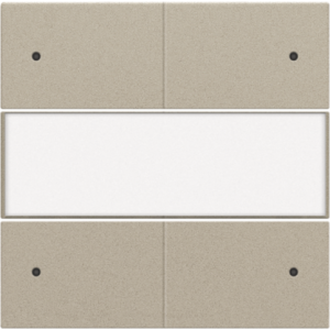 Set 4-voudige drukknop 24V + LED + Tekstveld Champagne Coated 157-40350