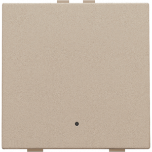 Home Control Drukknop + LED Champagne Coated 157-52001