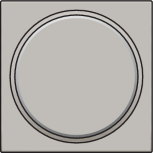 Drukknop set zonder symbool Champagne Coated 157-64006