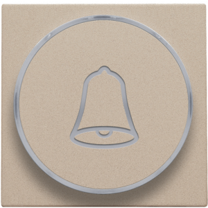 Drukknop set 'Bel' Champagne Coated 157-64007