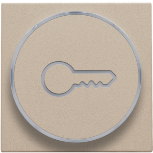 Drukknop set 'Sleutel' Champagne Coated 157-64009