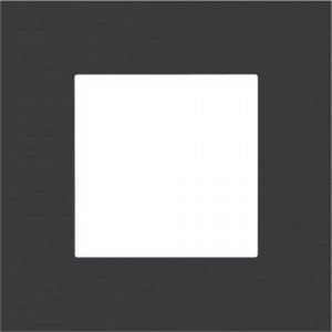 Afdekplaat Pure Alu Black 158-76100