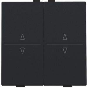 Toets 2X RF / Bus O/N Black Coated 161-00010