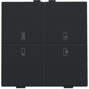 Toets 2X RF / Bus Regime Black Coated 161-00099