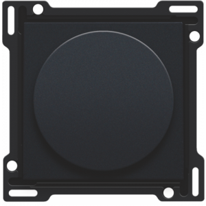 Afwerkingsset Draaiknopdimmer Black Coated 161-31000