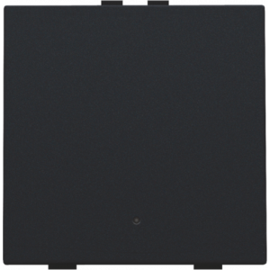 Home Control Drukknop + LED Black Coated 161-52001