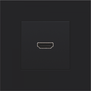 Afwerking HDMI-HDMI Black Coated 161-69417