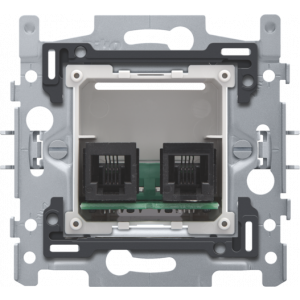 Sokkel Tel 2 X RJ11 parallel  170-09030