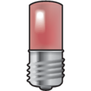 Lamp E10 / Led Rood  170-37003