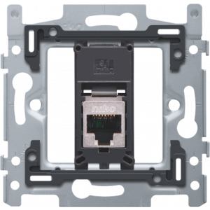Inbouwraam 1 x RJ45 STP CAT5E schroef  170-65255