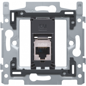Inbouwraam 1 x RJ45 STP CAT6 schroef  170-65266