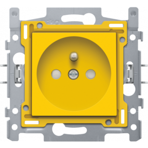 Stopcontact set 28,5mm Yellow 195-66600