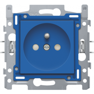 Stopcontact set 28,5mm Blue 196-66600