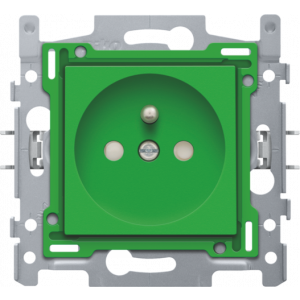Stopcontact set 28,5mm Green 197-66600