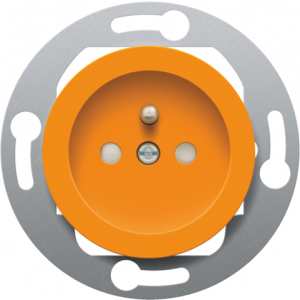 Wandcontact Vloerdoos Oranje 198-26610