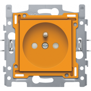 Stopcontact set 28,5mm Oranje 198-66600