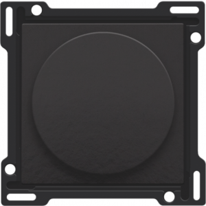 Afwerkingsset Draaiknopdimmer Piano Black Coated 200-31000