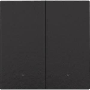 Set TweevoudigDrukknop Feedb Piano Black Coated 200-32004