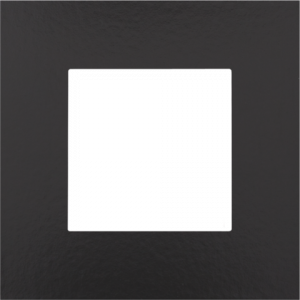 Afdekplaat Piano Black Coated 200-76100