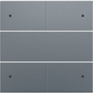 Set 4-voudige drukknop 24V + LED Alu Grey Coated 220-40150