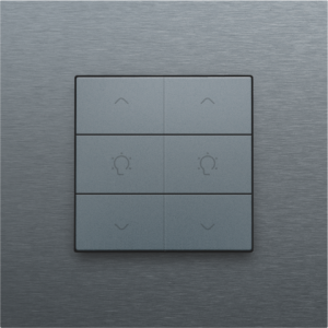Home Control Dubbele Dimbediening Alu Grey Coated 220-51046