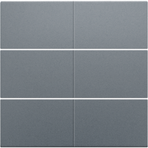 Afwerkingsset 6-voudige drukknop 24V Alu Grey Coated 220-60050