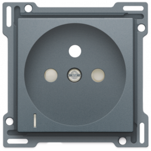 Centraalplaat Spanningsaanduiding 28,5mm Alu Grey Coated 220-66607