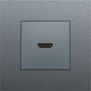 Afwerking HDMI-HDMI Alu Grey Coated 220-69417