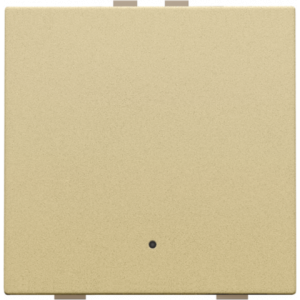Home Control Drukknop + LED Alu Gold Coated 221-52001