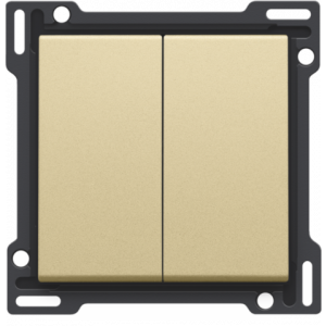 2X 1/2 Toets Alu Gold Coated 221-61505