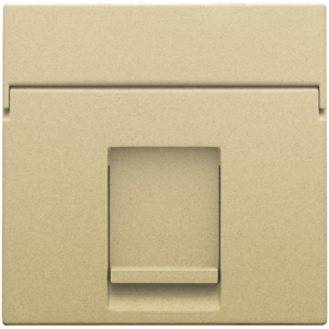Centraalplaat Data 1x RJ Alu Gold Coated 221-65100