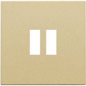 Centraalplaat USB-lader Alu Gold Coated 221-68001