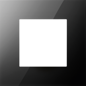 Afdekplaat Liquid Black 242-76100