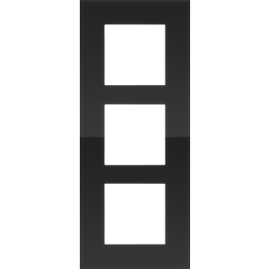 Afdekplaat Liquid Black 242-76300